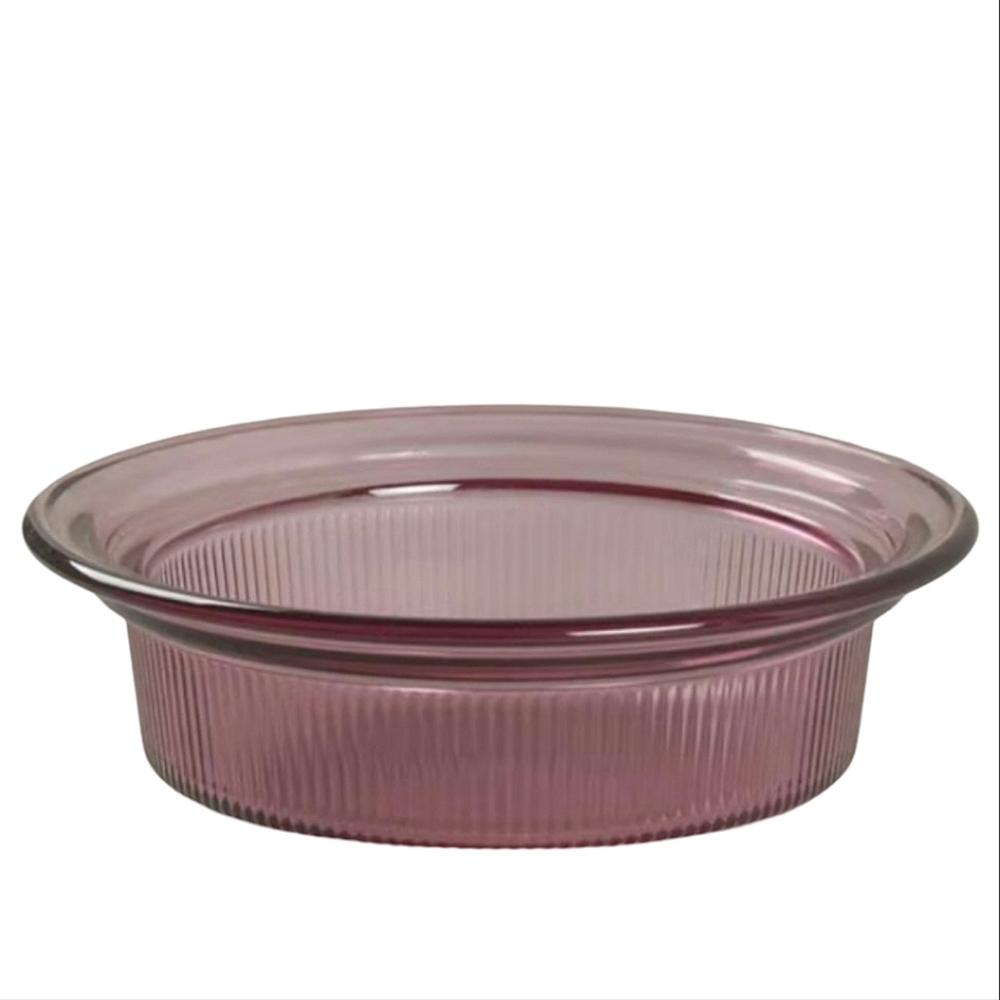 Vintage Cranberry Visions Purple Glass Corning Vision Oven Baking Dish V31-B